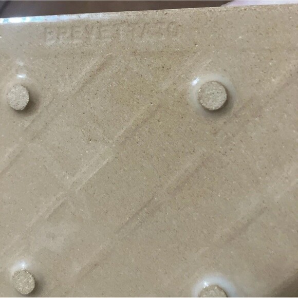 Italian Hand  Painted tile/trivet Made in Italy Vitage Blue Green Flower glazed - Picture 13 of 16